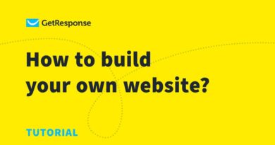 How to Build a Free Website in 30 minutes. GetResponse Website Builder tutorial
